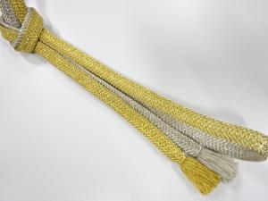 正絹　撚り房　手組帯締め